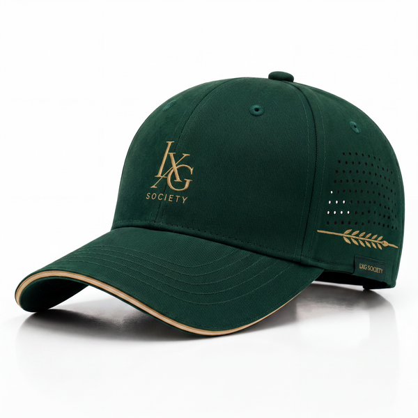 LXG Society Cap — Green Laurel