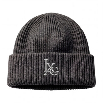LXG Society Beanie — Charcoal Flint