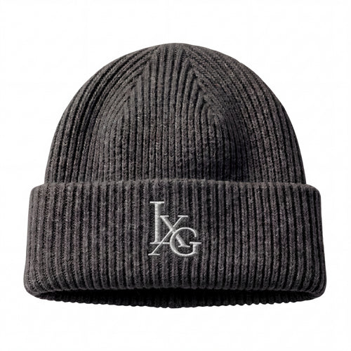 LXG Society Beanie — Charcoal Flint